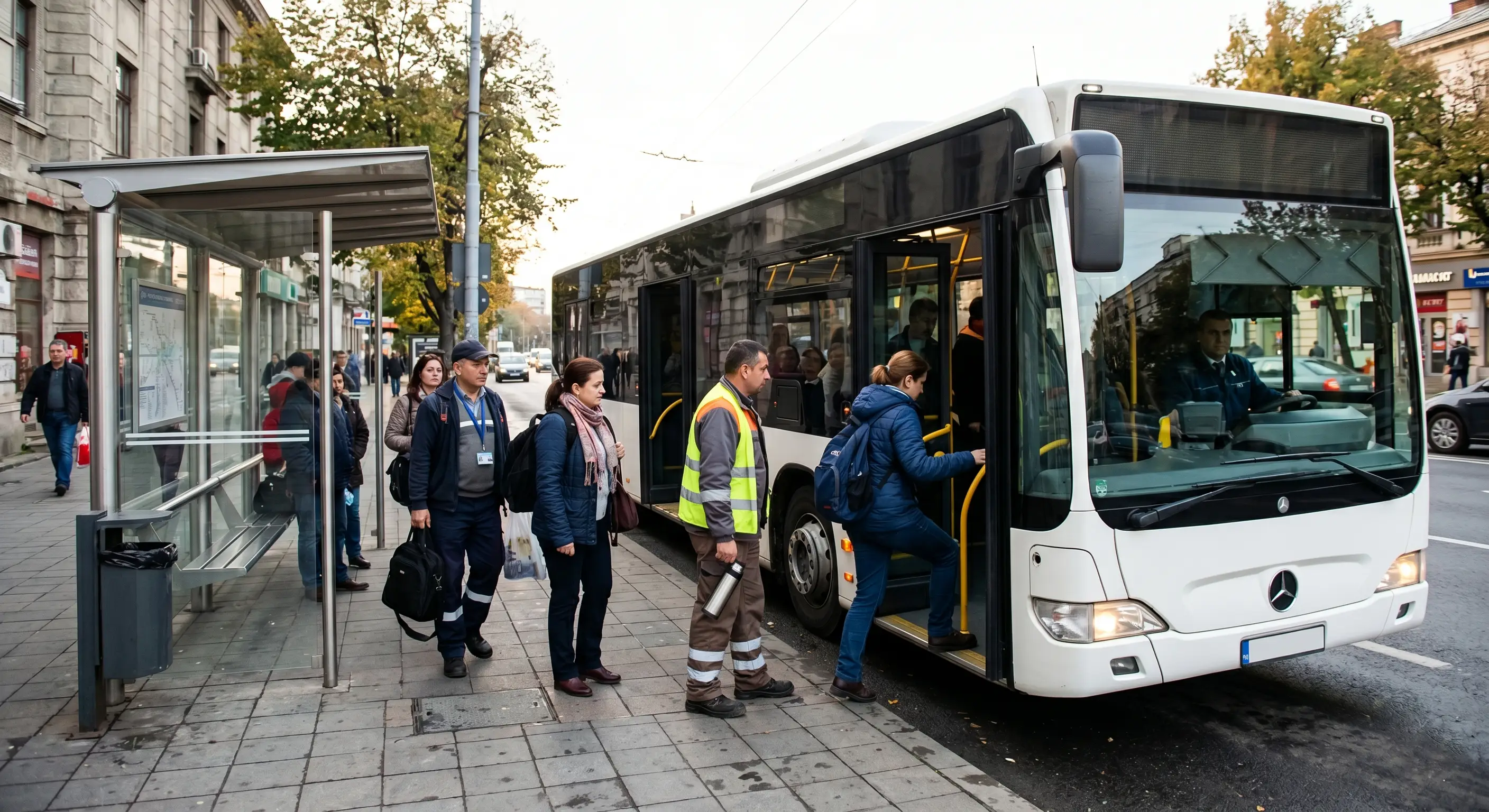 Microbuz transport angajati Bistrita-Nasaud
